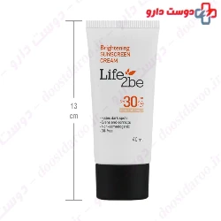 Brightening Sunscren Cream SPF30 Life 2be