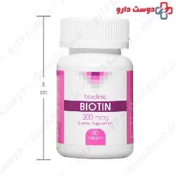 Bioclinic Biotin 300 Mcg 60 Tablets