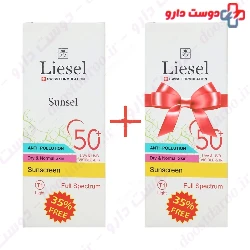 Sunsel Dry And Normal Skin Sunscreen Cream SPF50+ Liesel