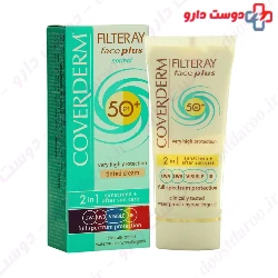 Face Plus Sunscreen Cream SPF50 For Normal Skin Coverderm