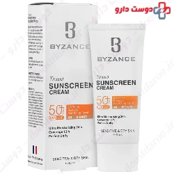 Tinted Sunscreen Cream SPF50 For Dry Skin BYZANCE