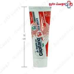 Fresh Breath Toothpaste With Bio Mint Pasta Del Capitano