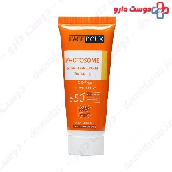 Photosome Sunscreen Cream Tinted SPF50 face Doux