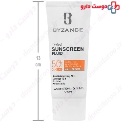 Tinted Sunscreen  Fluid SPF50 For Oily Skin BYZANCE