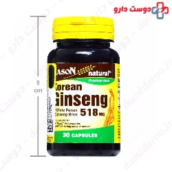 Korean Ginseng 518 mg Mason Natural