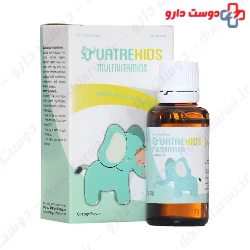 Shaygan Darou Afshan Quatrekids Multivitamins Oral Drops 30 Ml