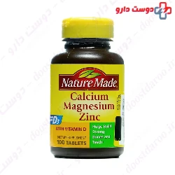 Nature Made Calcium Magnesium Zinc 100 Table