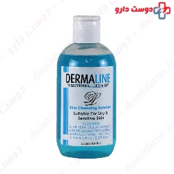 Skin Cleansing Solution For Dry And Sensitive Skin 250 ml Dermaline