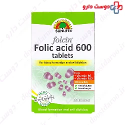 Sun Life Folcin Folic Acid 60 Tablet