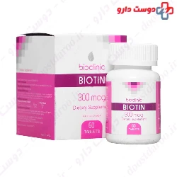 Bioclinic Biotin 300 Mcg 60 Tablets