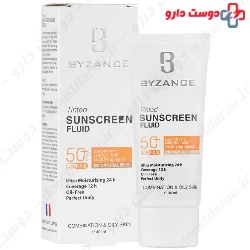 Tinted Sunscreen  Fluid SPF50 For Oily Skin BYZANCE