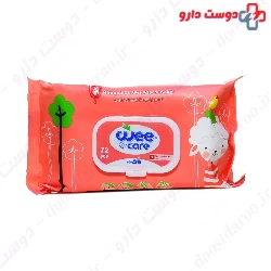 Almond Oil Wet Wipes Baby 72 Pcs Wee